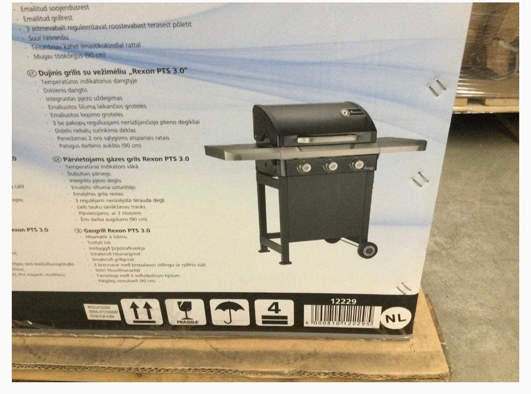 BBQ GAZ NOUVEAU, Enlèvement