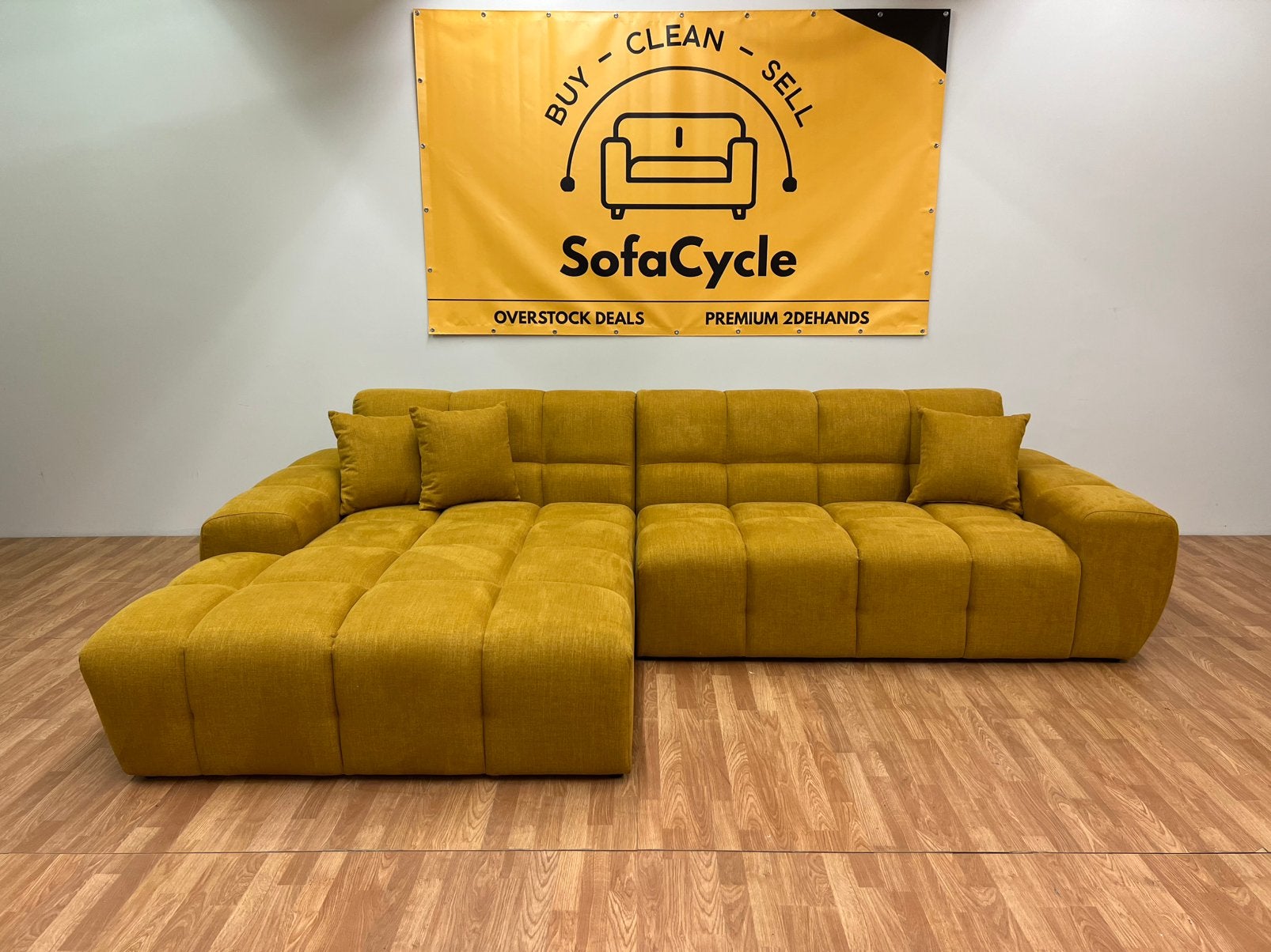 Chaise Goossens flambant neuve - Design Statement SofaCycle, Maison & Meubles, Canapés | Repose-pieds & Poufs, Neuf, Enlèvement ou Envoi