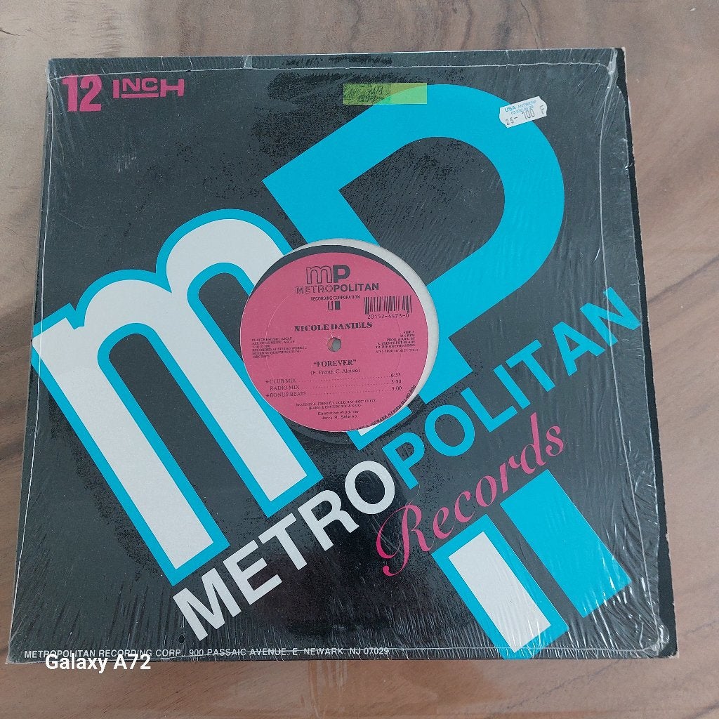 nicole daniels forever 12 inch maxi, Cd's en Dvd's, Vinyl | Dance en House, Gebruikt, House, Ophalen of Verzenden, 12 inch