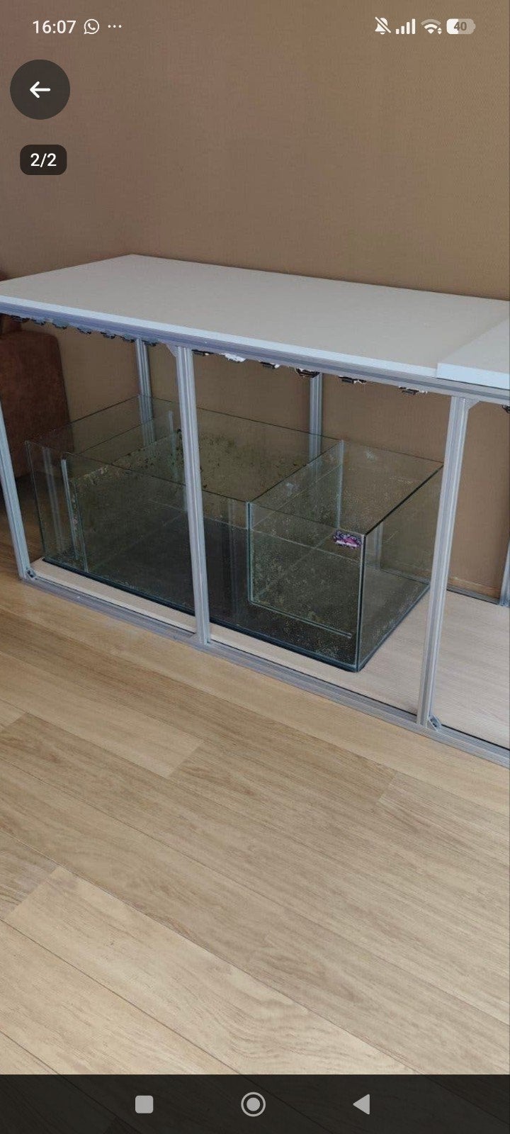 volglas sump 120x55dx43h, Dieren en Toebehoren, Ophalen