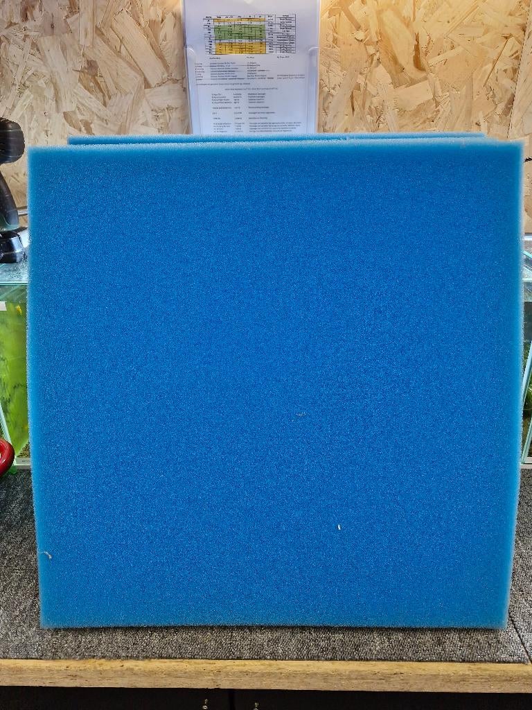 Filtermat 50x50x5 centimeter 2st, Dieren en Toebehoren, Vissen | Aquaria en Toebehoren, Ophalen, Nieuw