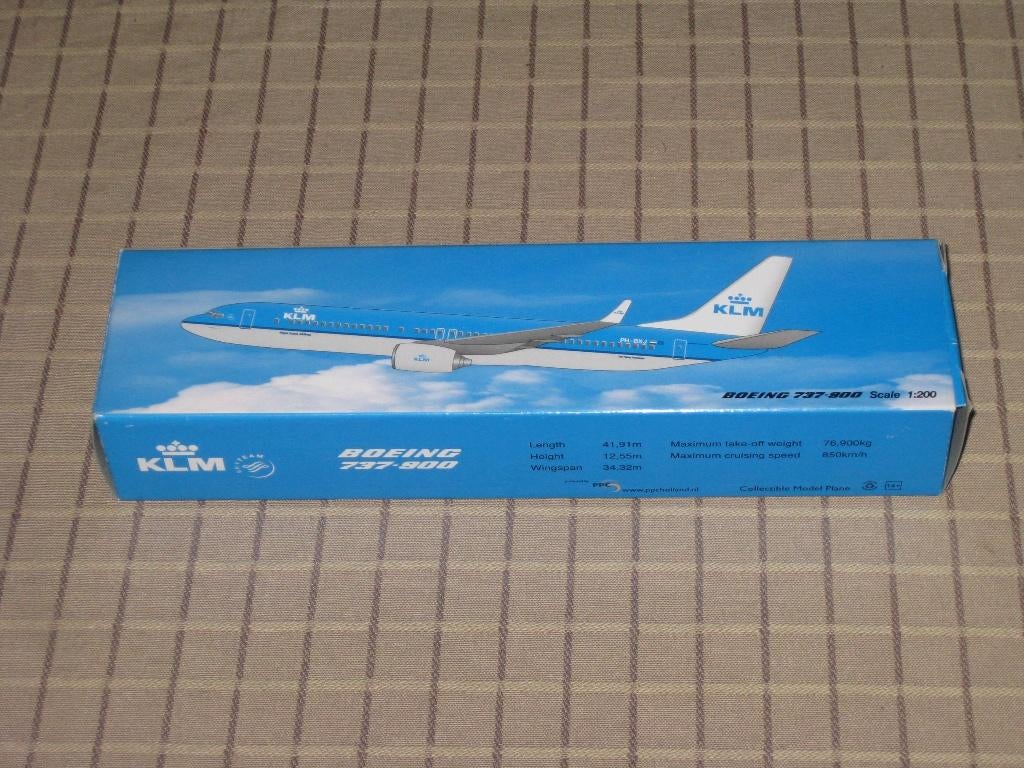 Schaalmodel 1:200 KLM Boeing 737-900, Verzamelen, Luchtvaart en Vliegtuigspotten, Schaalmodel, Ophalen