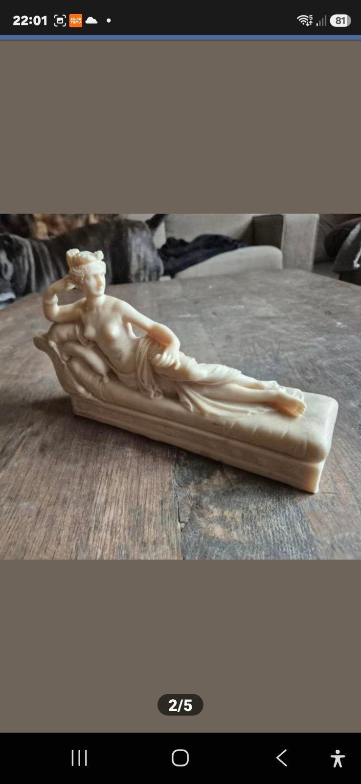 Pauline Bonaparte antiek vintage, Ophalen