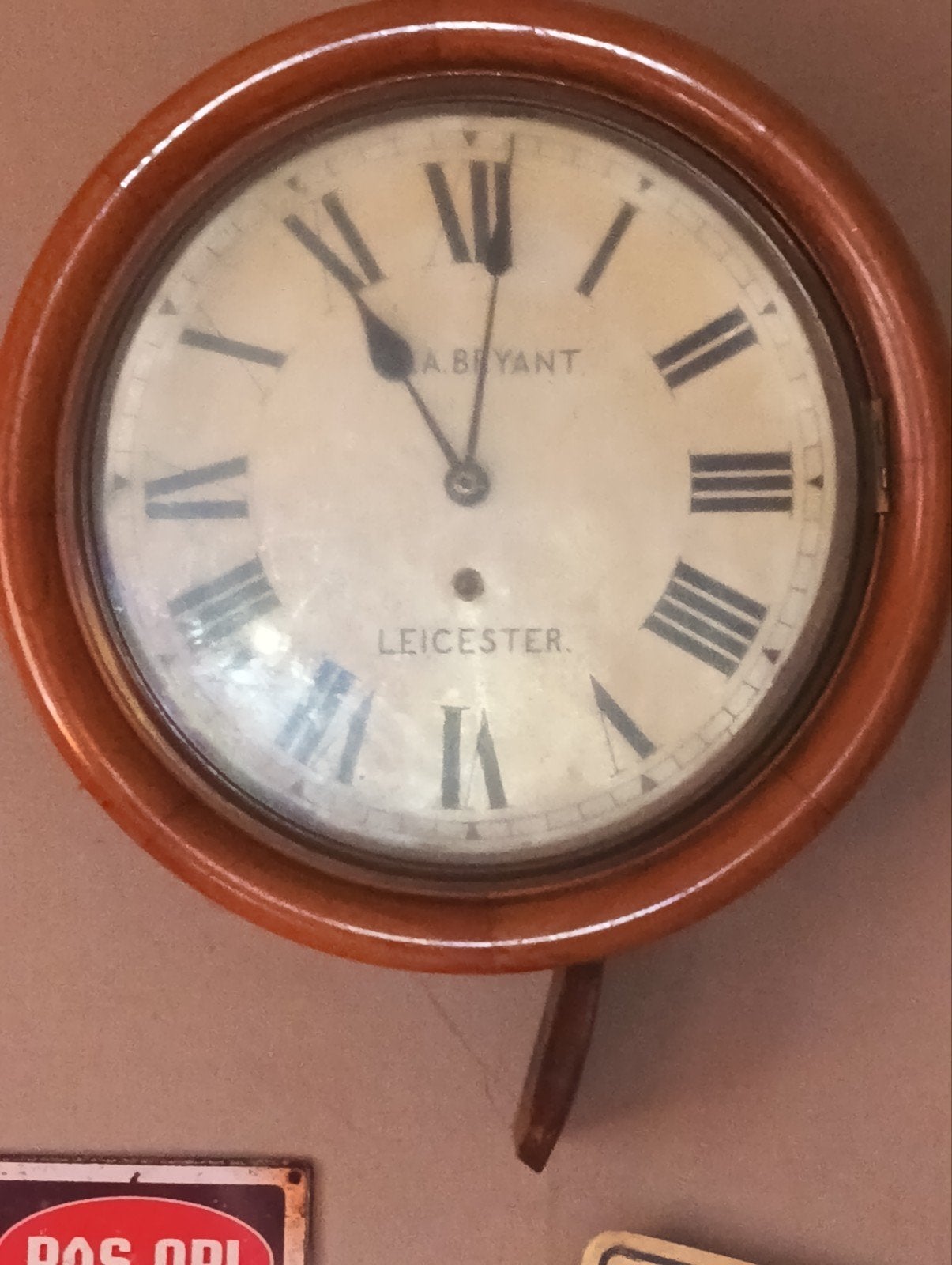 Horloge historique anglaise A.Bryant Leicester, Antiquités & Art, Enlèvement ou Envoi