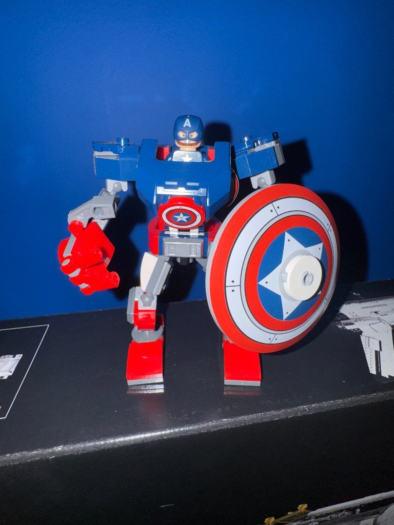 Set Lego 76168 - Captain America Mech Armor, Marvel, Lego, Ensemble complet, Enlèvement