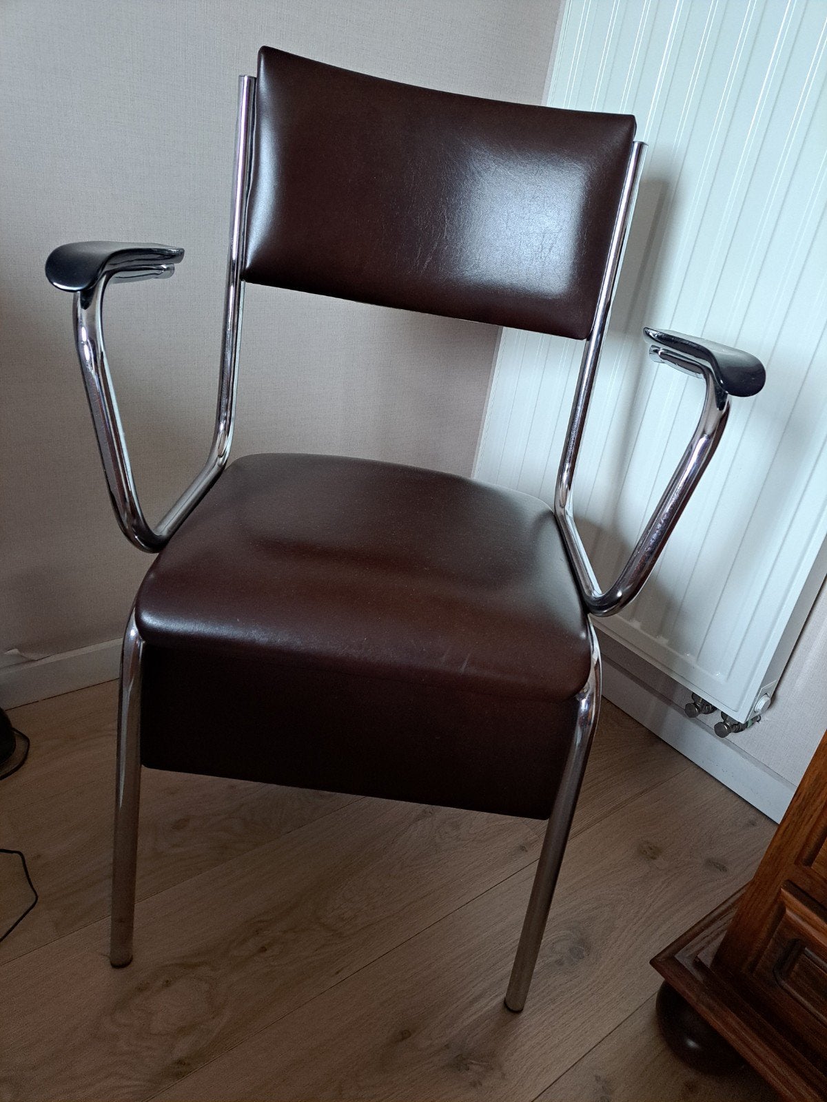wc stoel kleur bruin., Ophalen, Bruin