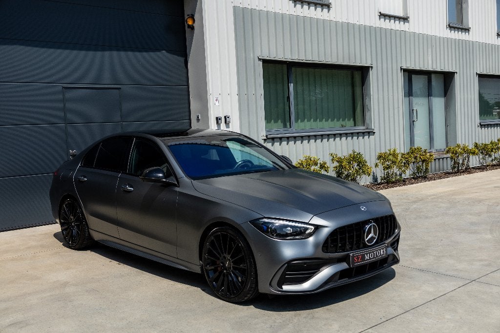 Mercedes-Benz C 200 AMG Pack | Matte| Pano | Burmester, Autos, Achat, Euro 6, Entreprise, Garantie prolongée
