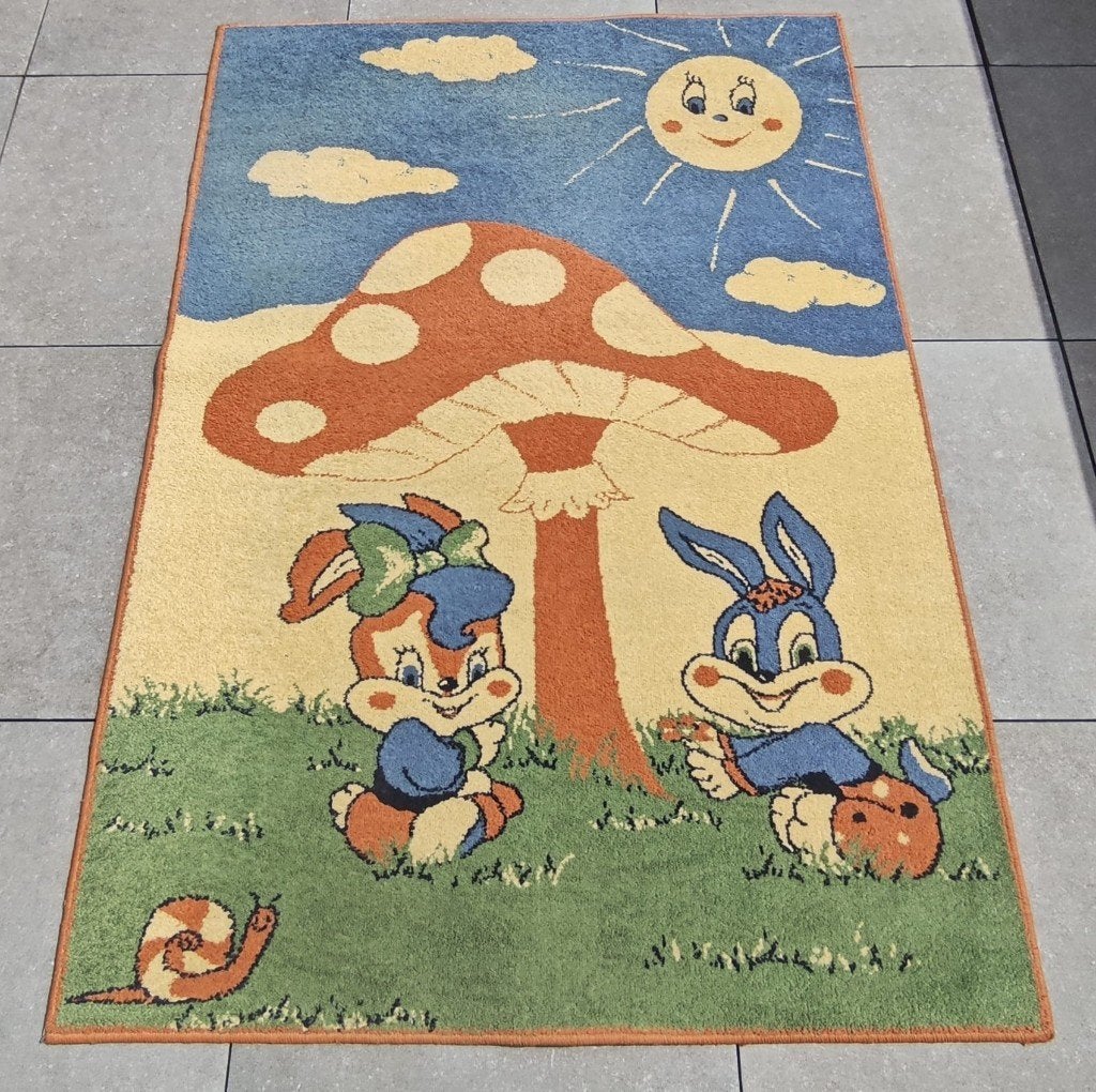 Kindertapijt, Maison & Meubles, Ameublement | Tapis & Moquettes, 150 à 200 cm, Bleu, 100 à 150 cm, Enlèvement