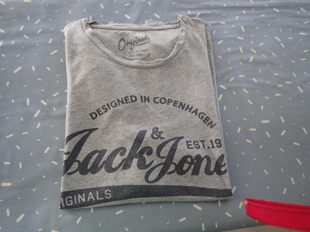 grijs met blauw t shirt jack&jones maat xl, Kleding | Heren, T-shirts, Blauw, Maat 56/58 (XL), Jack&Jones, Ophalen of Verzenden