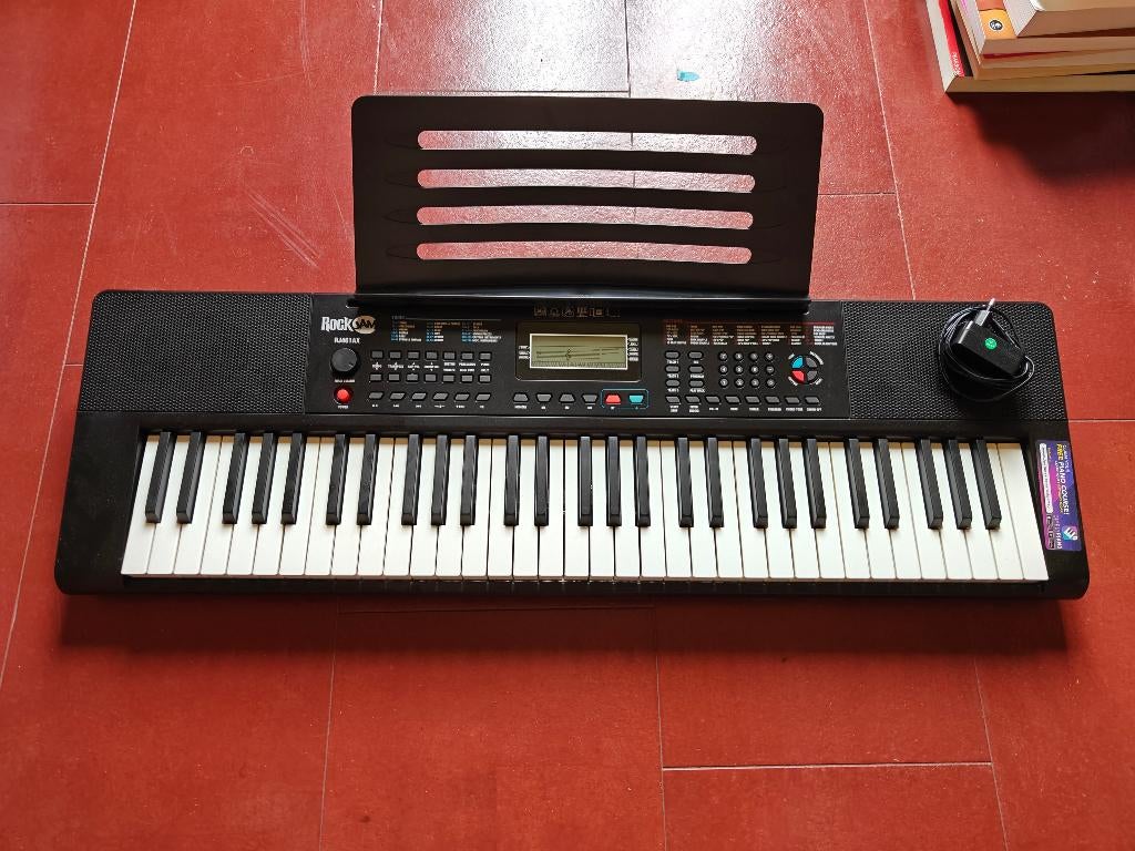 Rockjam RJ461AX Keyboard 61 toetsen, Muziek en Instrumenten, Keyboards, 61 toetsen, Midi-aansluiting, Zo goed als nieuw, Ophalen