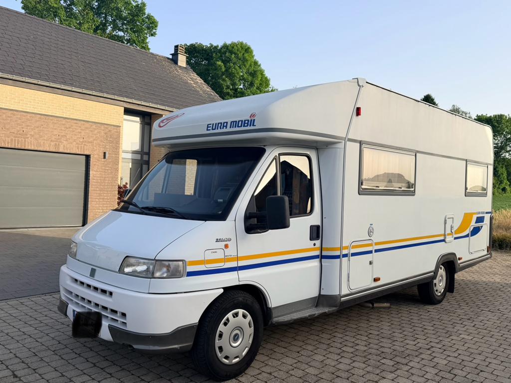 Camping-car euramobil fiat 2.8 itdi 98000 km, Particulier, Électrique, Fiat