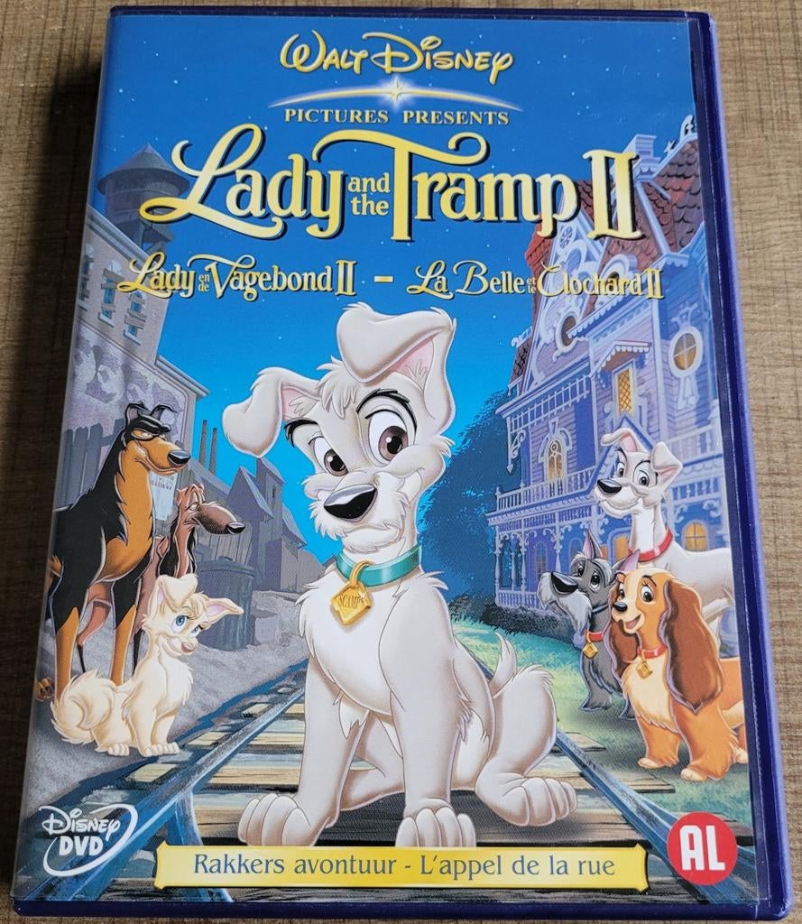 Lady en de Vagebond 2 - Disney, Cd's en Dvd's, Tekenfilm, Ophalen of Verzenden, Zo goed als nieuw, Alle leeftijden