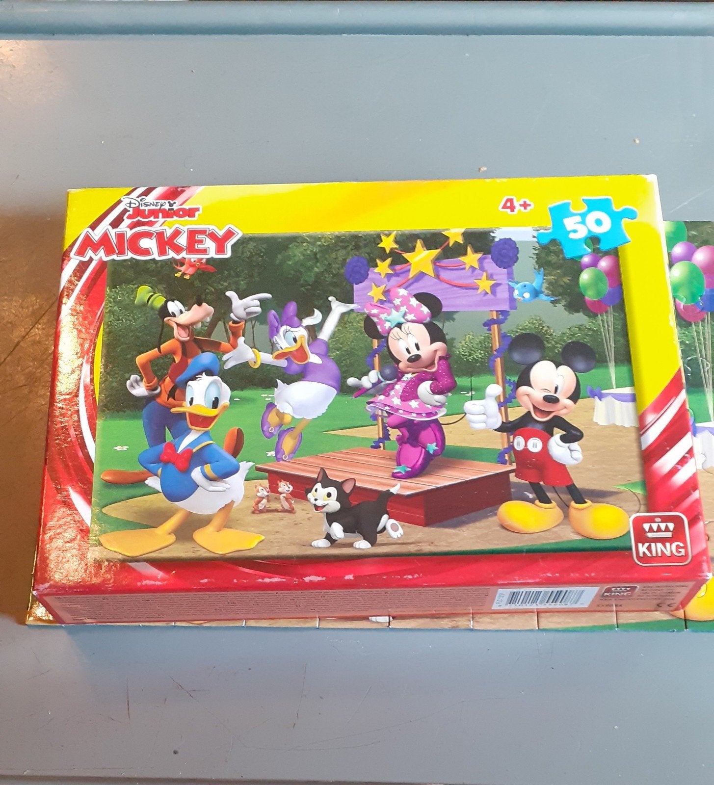 Puzzle 50 pièces disney mickey junior, Hobby en Vrije tijd, Denksport en Puzzels, Ophalen of Verzenden, Legpuzzel