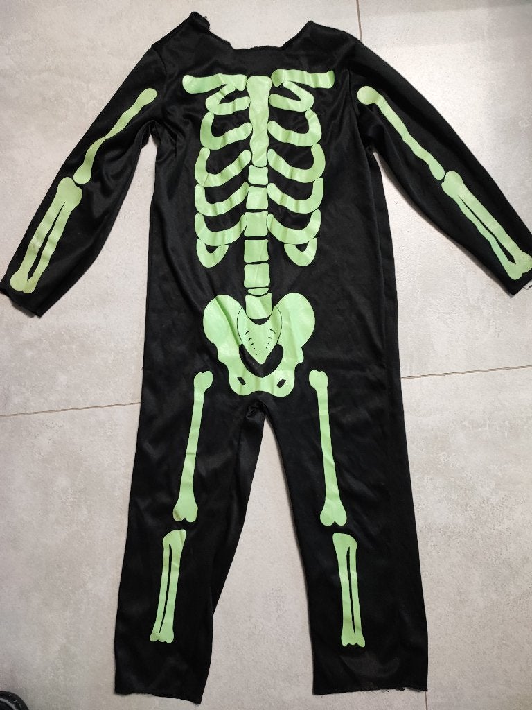 *11 Halloween(of karnaval) lichtgevend geraamte   *gratis, Enlèvement, Utilisé, 104 ou plus petit, Garçon ou Fille