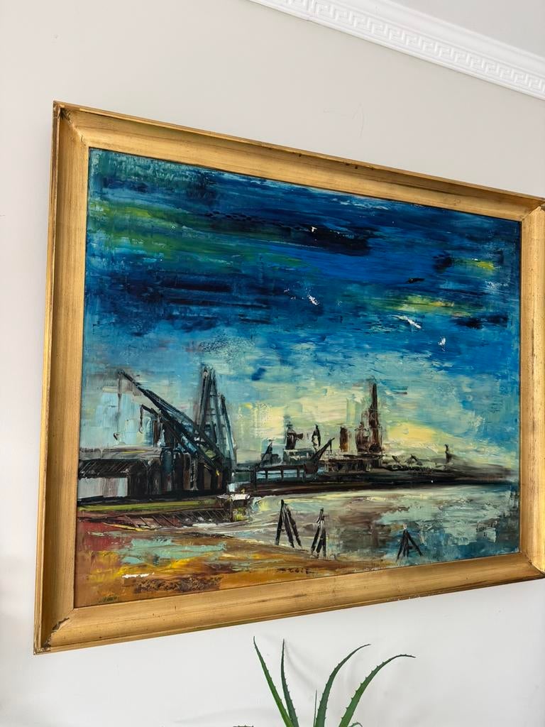 Mooie Schilderij op doek, Antiek en Kunst, Verzenden