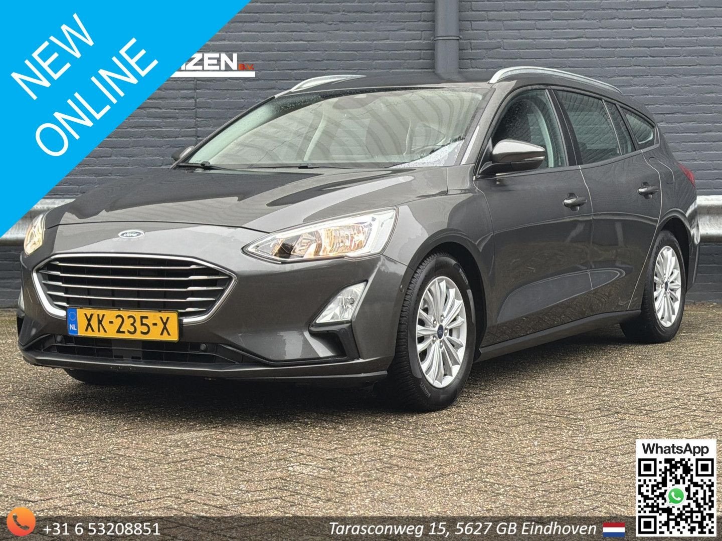 Ford Focus Wagon 1.5 EcoBlue Titanium Business Automaat | €, Auto's, 116 g/km, Zwart, Navigatiesysteem, Bedrijf