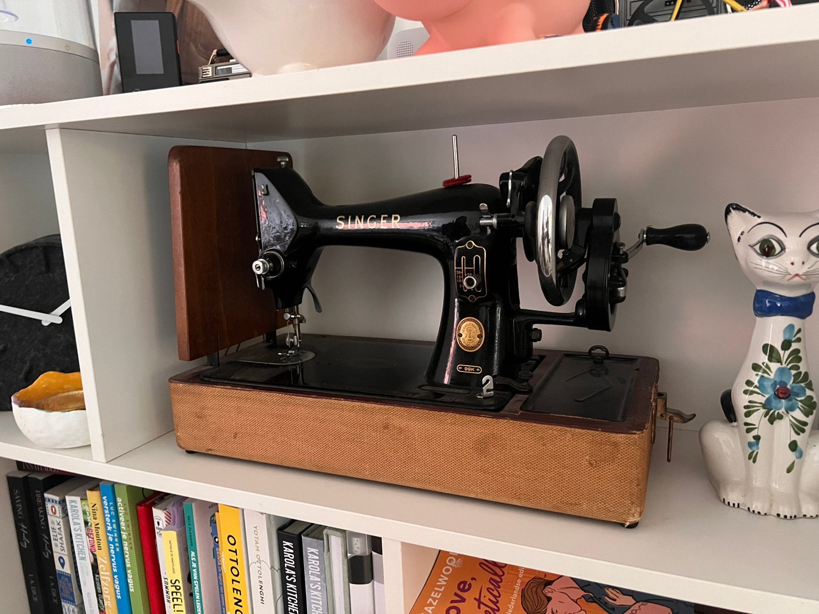 Singer 99k uit 1958, Antiek en Kunst, Ophalen