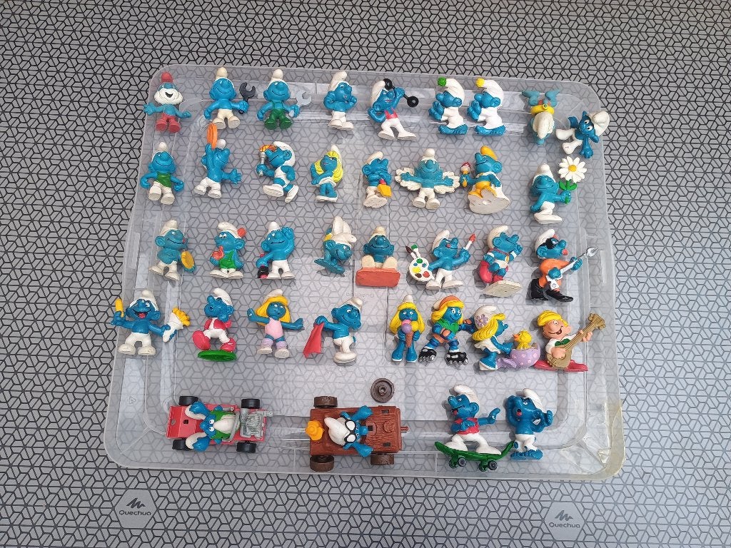 Verschillende Schleich Smurfen aan € 3,50, Verzamelen, Ophalen of Verzenden, Gebruikt, Verschillende Smurfen, Poppetje, Figuurtje of Knuffel