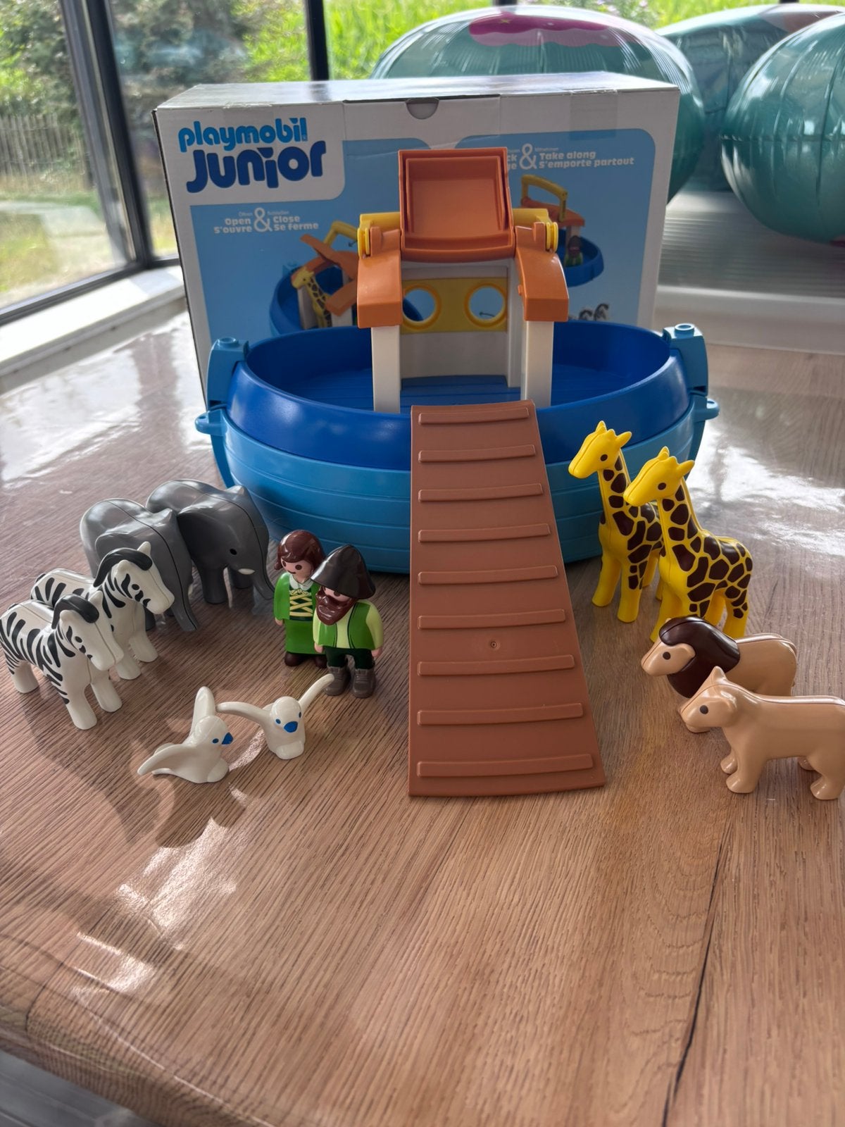 Playmobil Junior Meeneem Ark van Noach, Ophalen, Zo goed als nieuw, Figuren