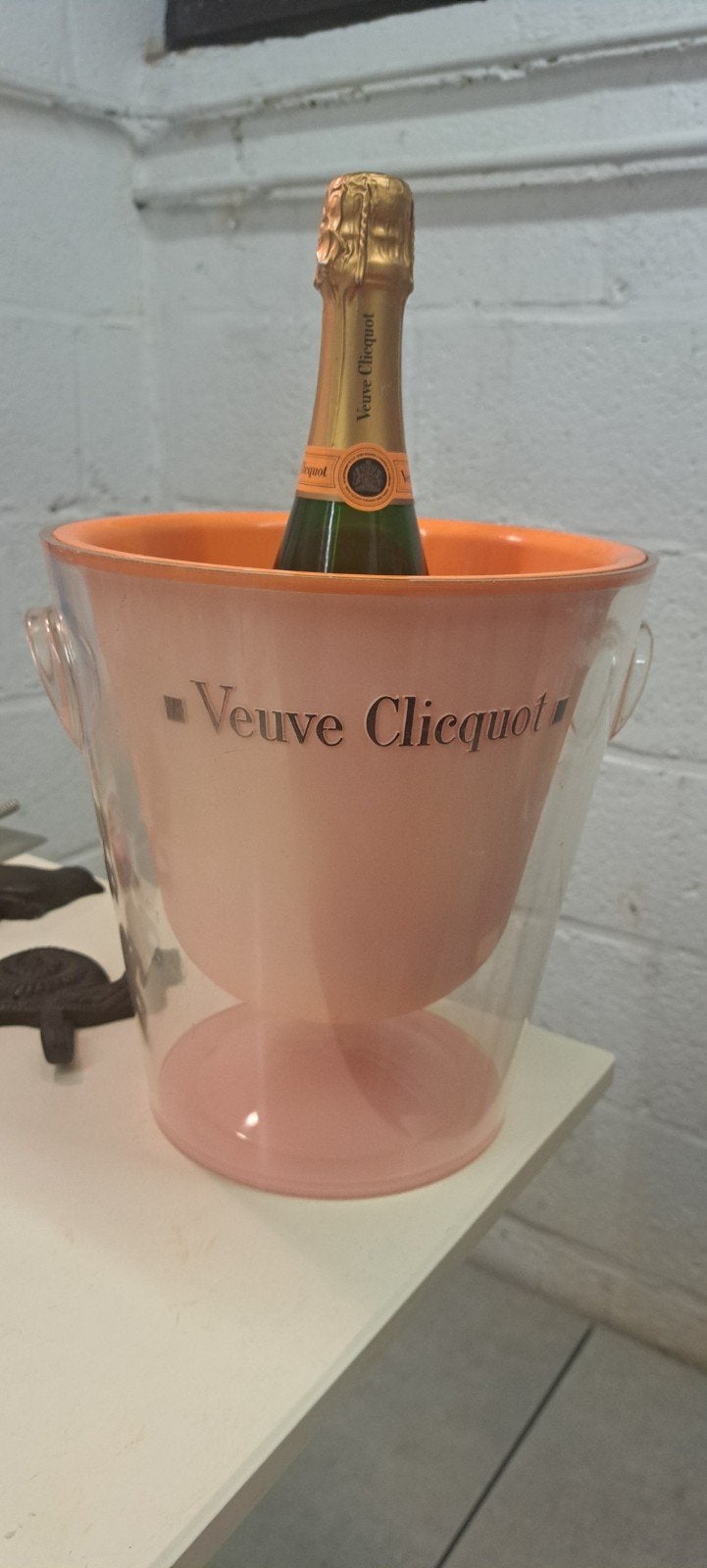 Vintage Veuve Clicquot Pink Champagne emmer, Collections, Enlèvement ou Envoi, Utilisé, France, Champagne
