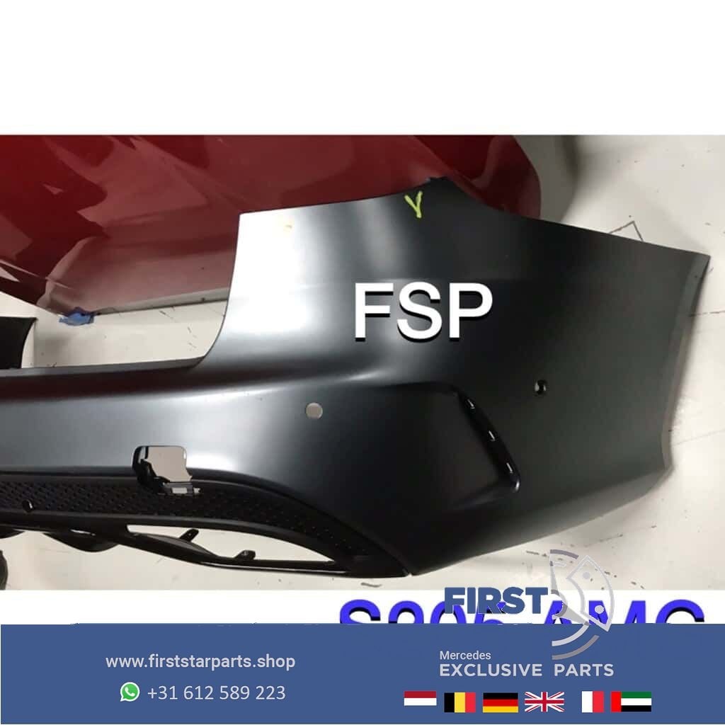 S205 AMG Achterbumper Mercedes C Klasse 2014-2019 grijs, Enlèvement ou Envoi, -, -, -