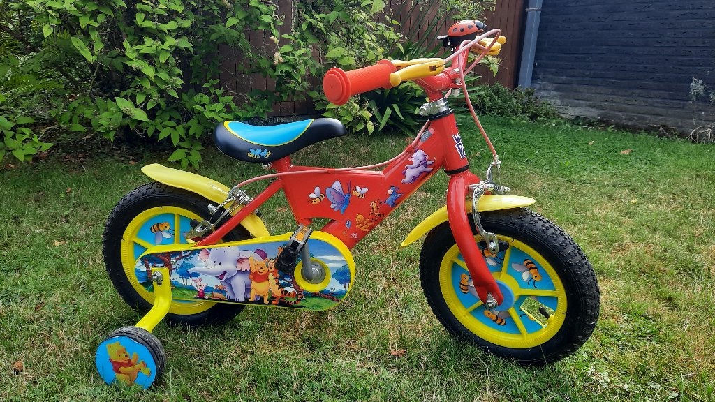 Fiets 12 inch, Fietsen en Brommers, Fietsen | Kinderfietsjes, Ophalen, Gebruikt, Minder dan 16 inch, Zijwieltjes