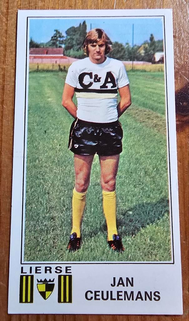 Panini Football 76 n 219 Jan Ceulemans Lierse 1er autocolla, Enlèvement ou Envoi, Comme neuf, Autocollant
