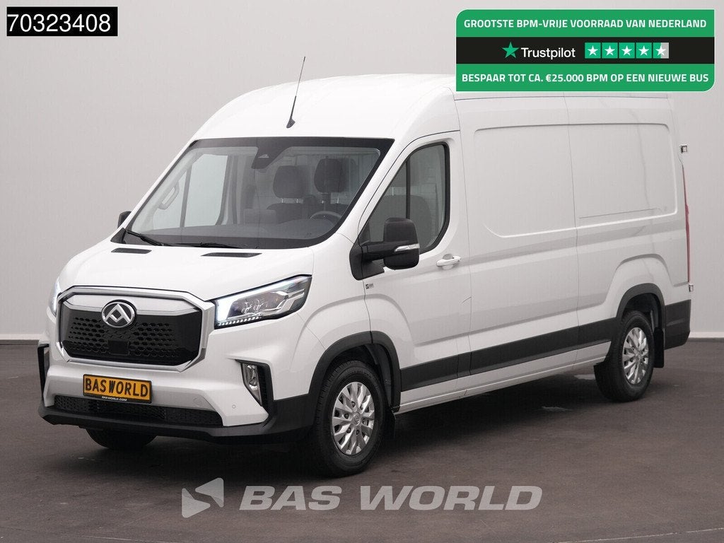 Maxus eDeliver 9 Elektrisch 72kWh 288km WLTP Stad 204PK Snel, Auto's, Bestelwagens en Lichte vracht, Automaat, Stof, Gebruikt