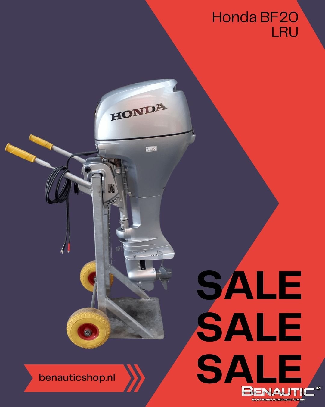 Direct leverbaar! Nieuwe Honda 20pk langstaart BF20 LRU, Watersport en Boten, Buiten- en Binnenboordmotoren, Nieuw