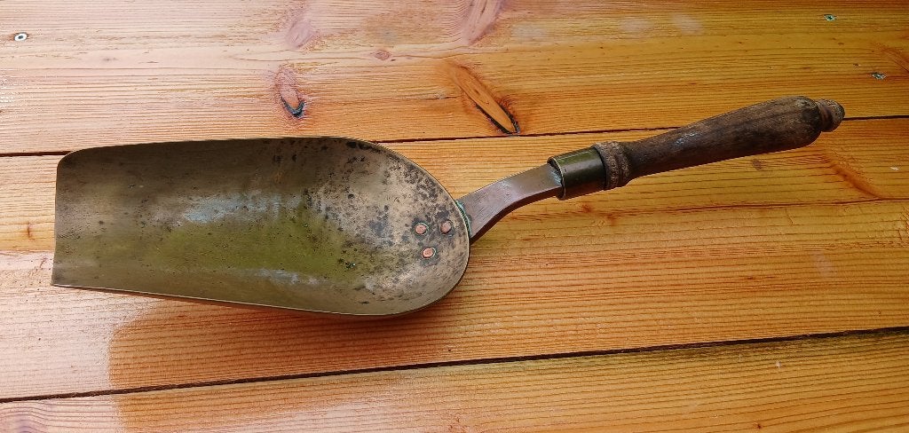 Schep van messing/koper, Antiek en Kunst, Antiek | Brons en Koper, Ophalen of Verzenden, Koper