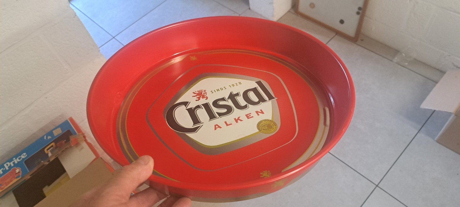 Cristal Alken Plateau, Verzamelen, Merken en Reclamevoorwerpen, Ophalen of Verzenden, Zo goed als nieuw, Gebruiksvoorwerp