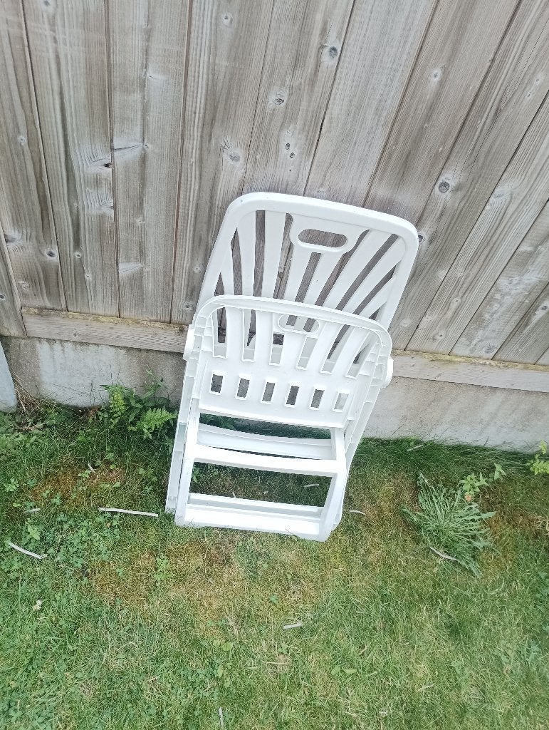 Strandstoelen, Jardin & Terrasse, Chaises de jardin, Enlèvement, Utilisé, Plastique, Pliant