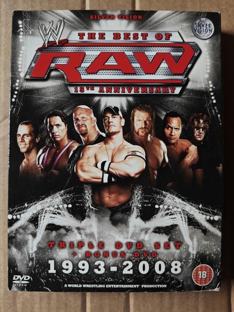 The Best of Raw 15th Anniversary 1993 - 2008, Cd's en Dvd's, Dvd's | Tv en Series, Gebruikt, Overige genres, Boxset, Vanaf 16 jaar