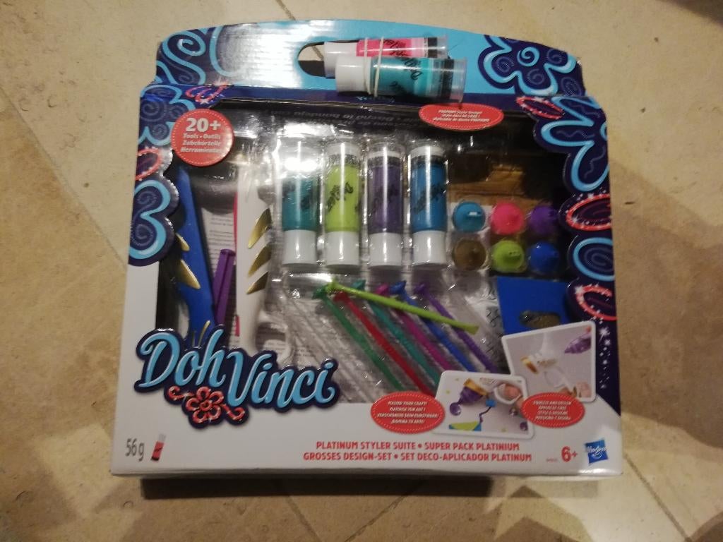 Doh Vinci/Play Tive Junior paarden/kussen prinses Tiana/..., Enlèvement ou Envoi, Neuf
