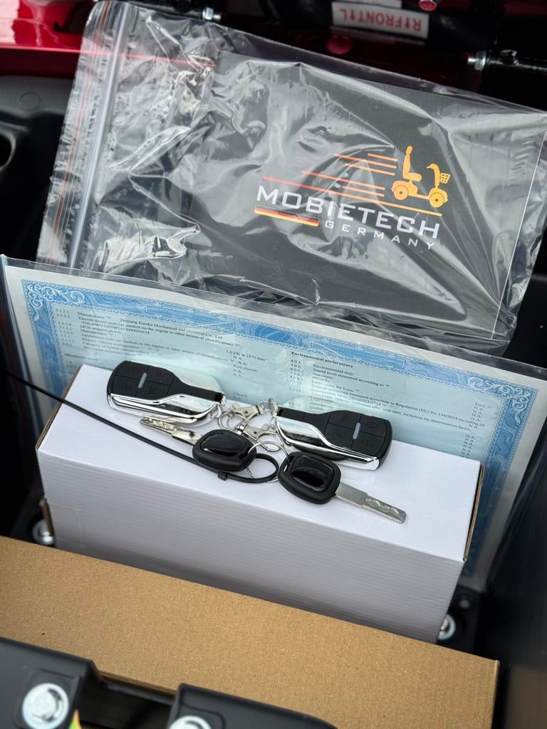 Voiturette électrique Mobietech - 25 km/h Scootmobiel PMR, Enlèvement ou Envoi, Pliant, Neuf, Fauteuil roulant électrique