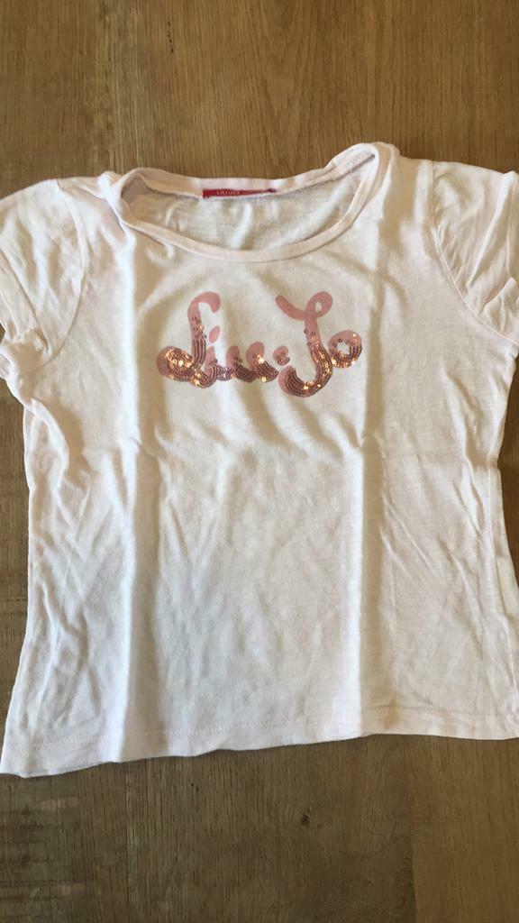 Als nieuw lichtroze shirt Liu Jo maat 128 💗, Ophalen of Verzenden, Zo goed als nieuw, Meisje, Shirt of Longsleeve