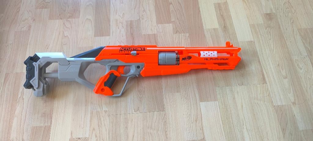 Pistolet NERF Accustrike Alphahawk, Enlèvement, Comme neuf