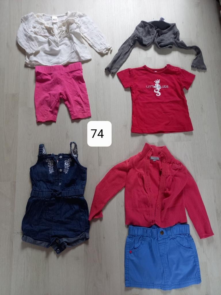 Meisjeskledij maat 74 pakket, Ophalen, Gebruikt, Maat 74