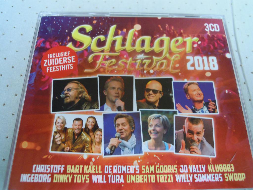 Schlager Festival 2018 ( 3 cd's ), Enlèvement ou Envoi, Comme neuf, Coffret