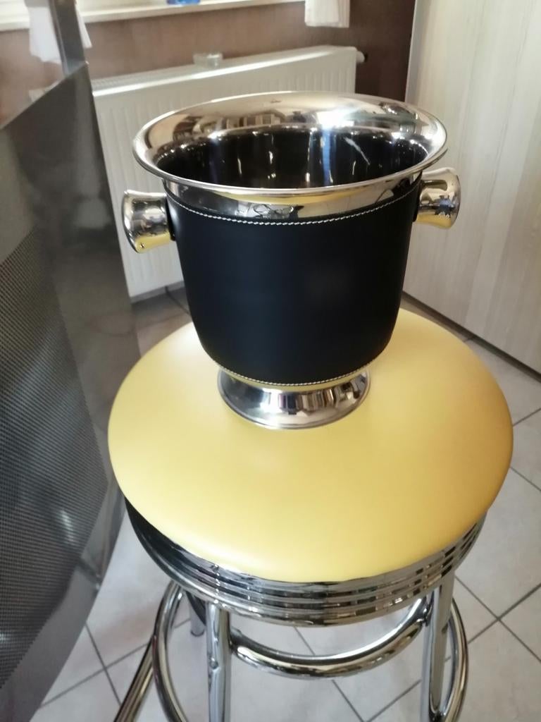 Champagne emmer met leder., Enlèvement ou Envoi, Champagne