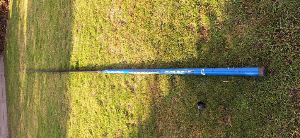 Hengel vaste stok telescopisch 9,5m, Watersport en Boten, Hengelsport | Witvissen, Ophalen, Zo goed als nieuw