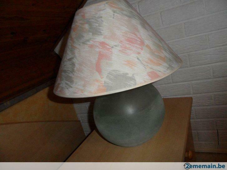 Très belle lampe à poser., Utilisé, Verre