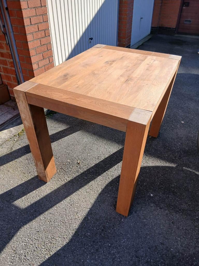 H&H eettafel te koop! Zeer mooi hout en warme uitstraling!, Ophalen