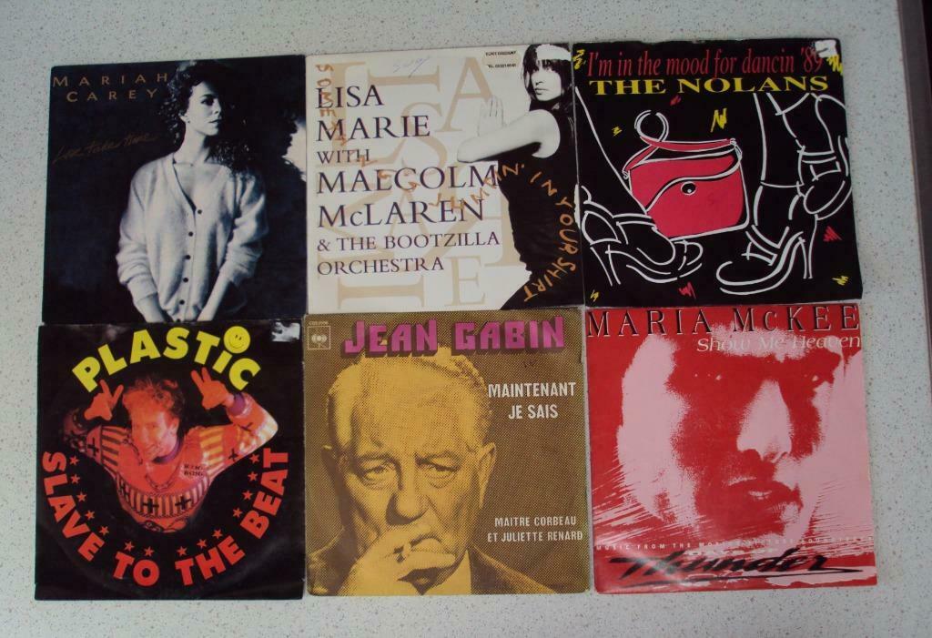 Lot 5 van 5 Singeltjes van "Maria Carey, Lisa Marie, MariaMc, Verzenden, 7 inch, Pop, Single