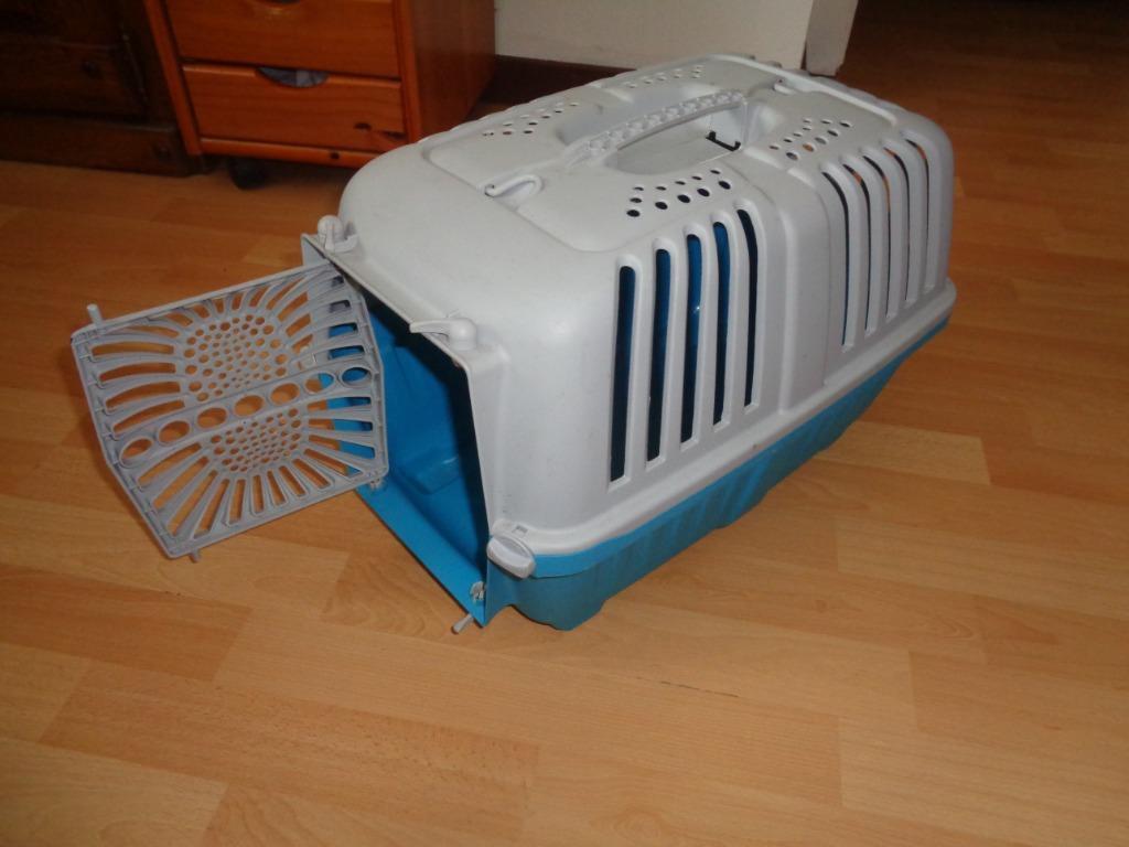 2 katten of konijnen transportkooien 48 x 30 x 35 cm, Ophalen of Verzenden, Zo goed als nieuw