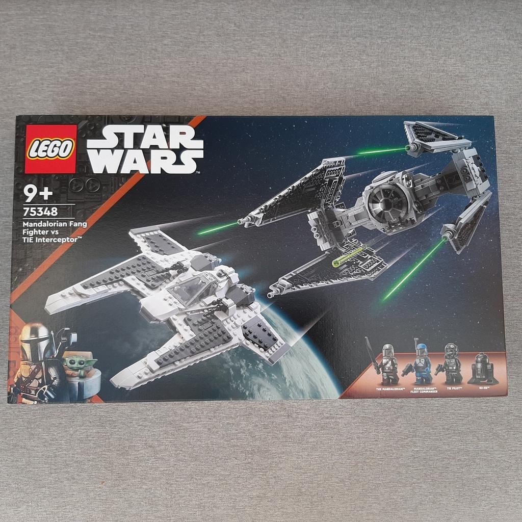 Lego Star Wars 75348 Fang Fighter vs Tie Interceptor, Star Wars, Lego, Nieuw, Ophalen of Verzenden