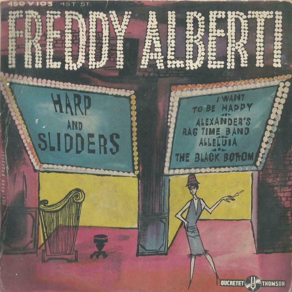 Freddy Alberti – Harp and Slidders – Single - EP, Enlèvement ou Envoi, Utilisé, Pop