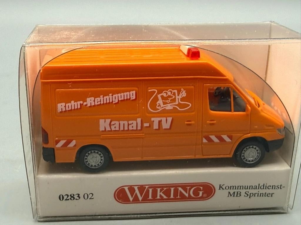 1:87 Wiking 028302 Mercedes Sprinter Kommunaldienst, Hobby & Loisirs créatifs, Voitures miniatures | 1:87, Enlèvement ou Envoi