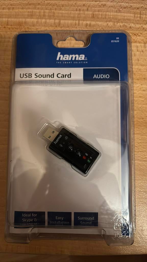 USB sound card (Hama), Computers en Software, Ophalen, Zo goed als nieuw
