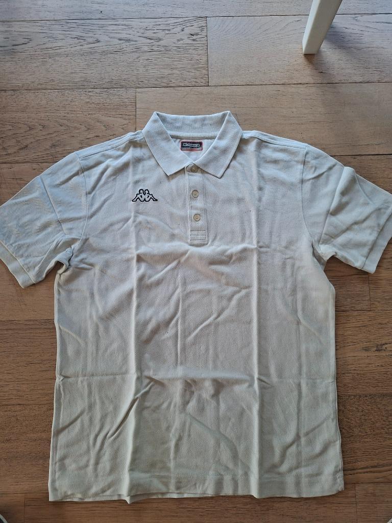 Kappa (witte polo, XL) 5€, Ophalen, Kappa, Wit, Maat 56/58 (XL)